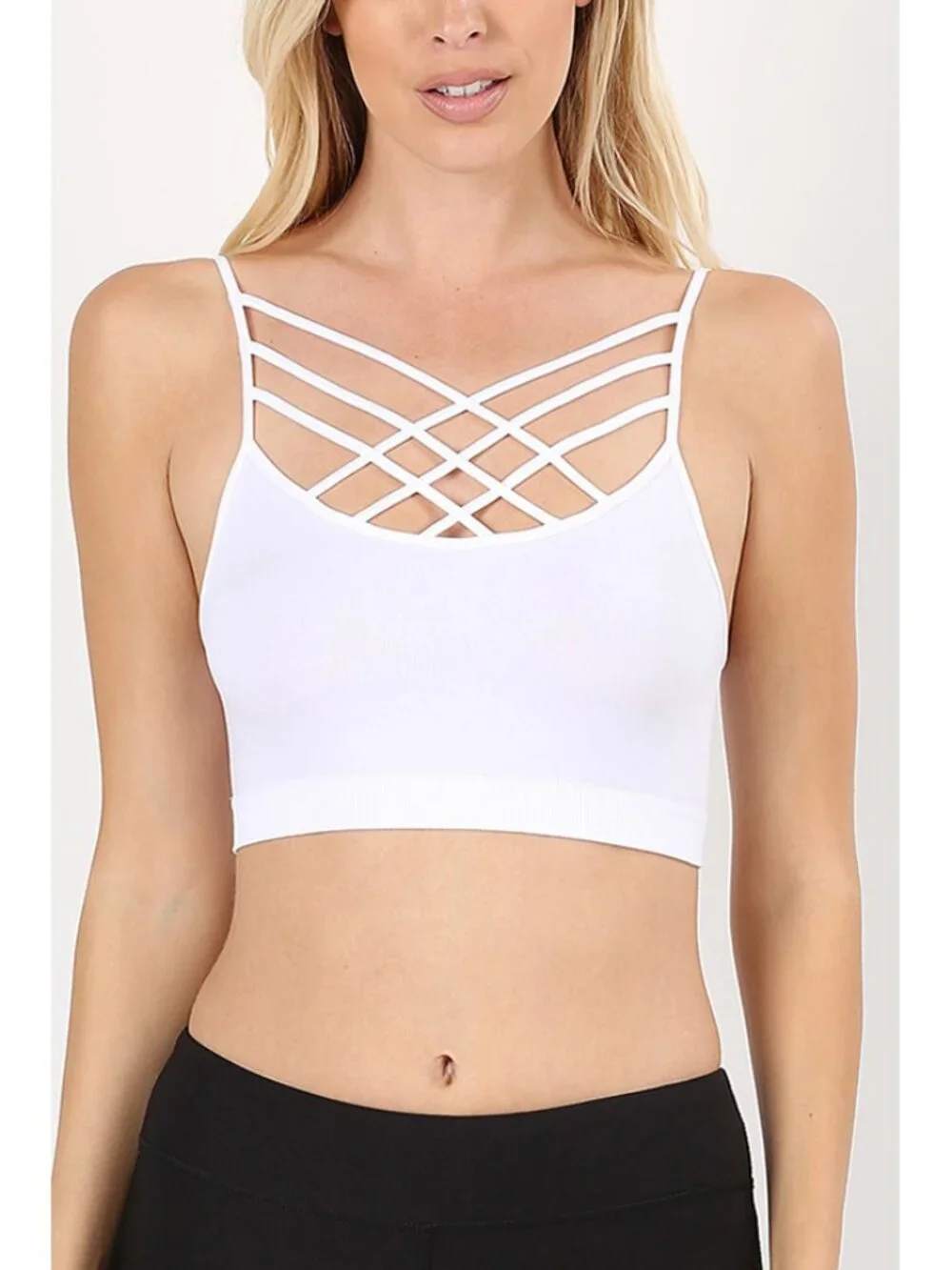 Seamless Crisscross Bralette‎